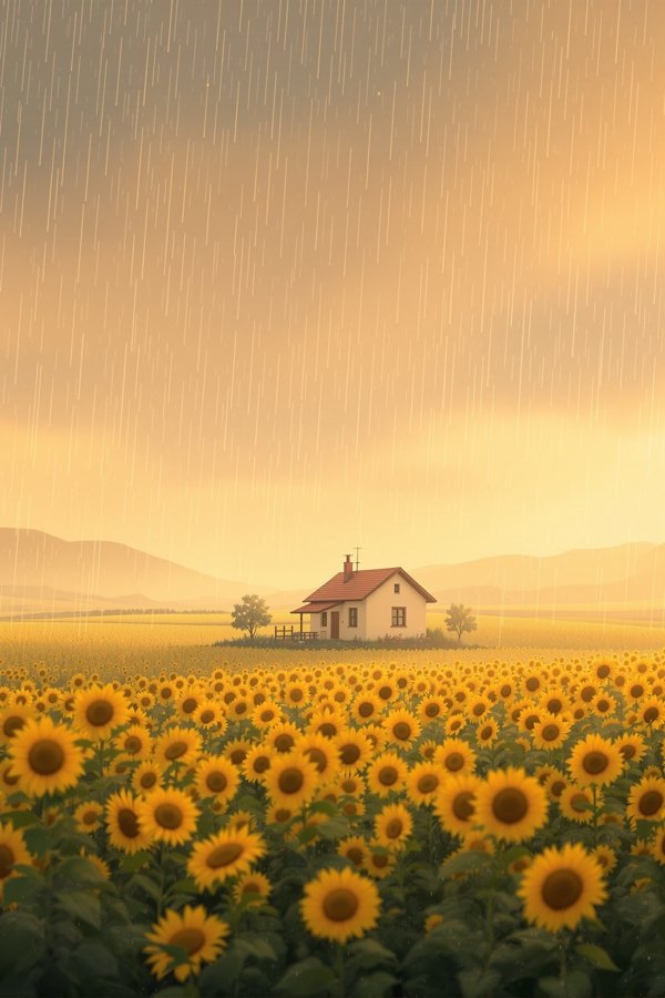 向日葵与雨 海报 韩剧